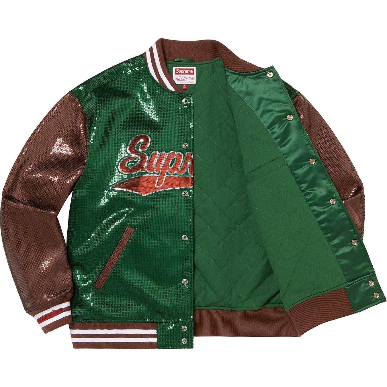 Supreme®/Mitchell & Ness® Sequin Varsity Jacket view 20